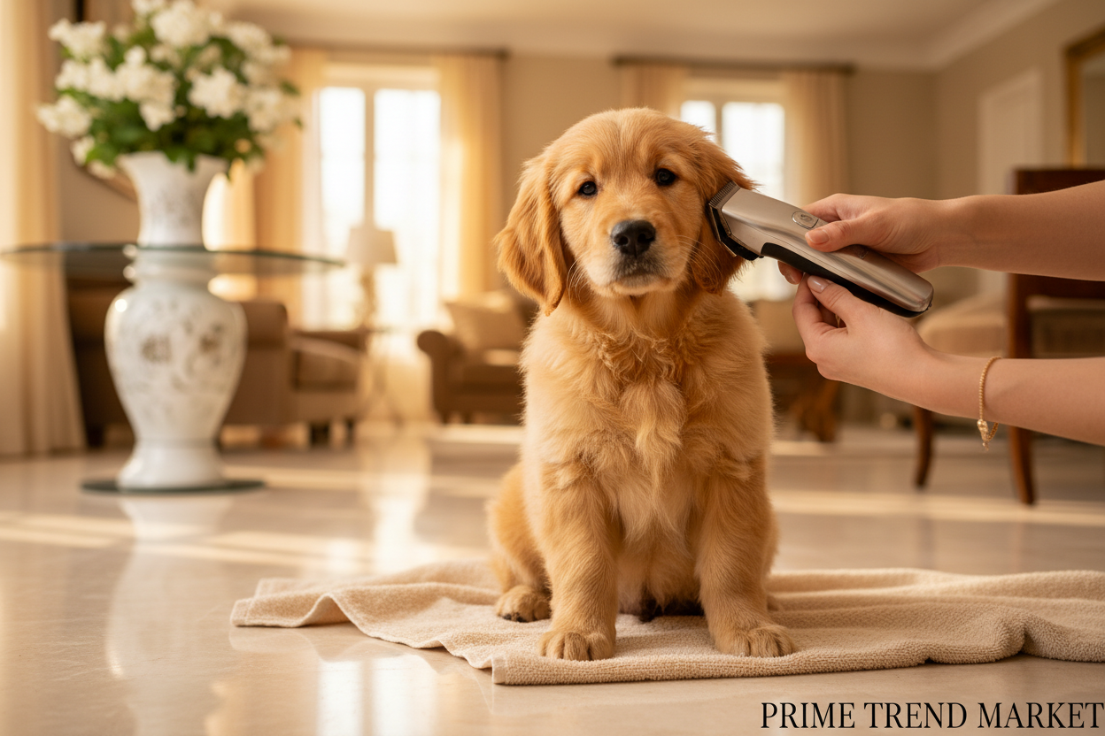 Complete Pet Grooming Bundle | Clipper + Steam Grooming Brush — Prime Trend Market