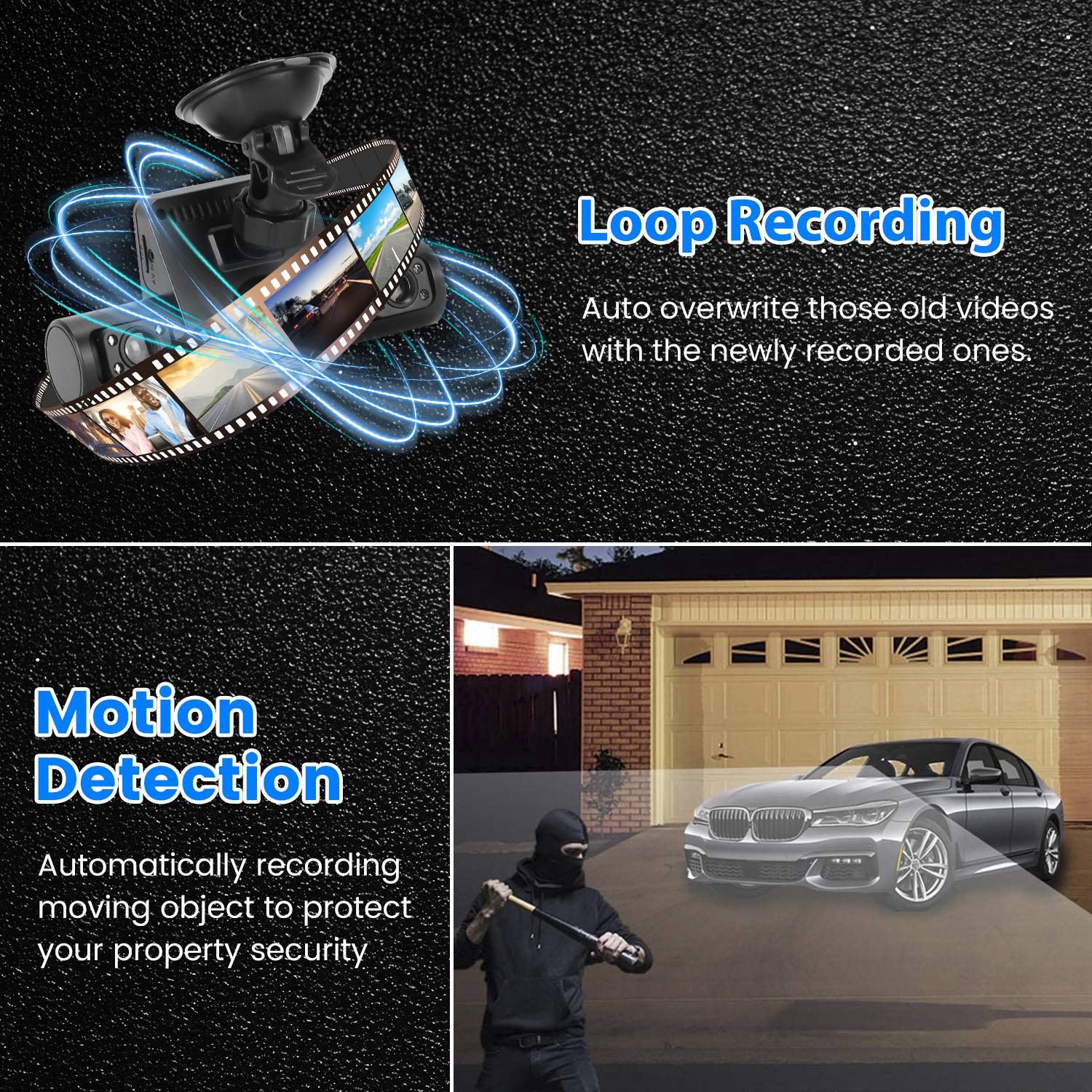 360° 4-Channel Dash Cam 1080P | IR Night Vision | Motion Detection | 32G MMC Included — Prime Trend Market
