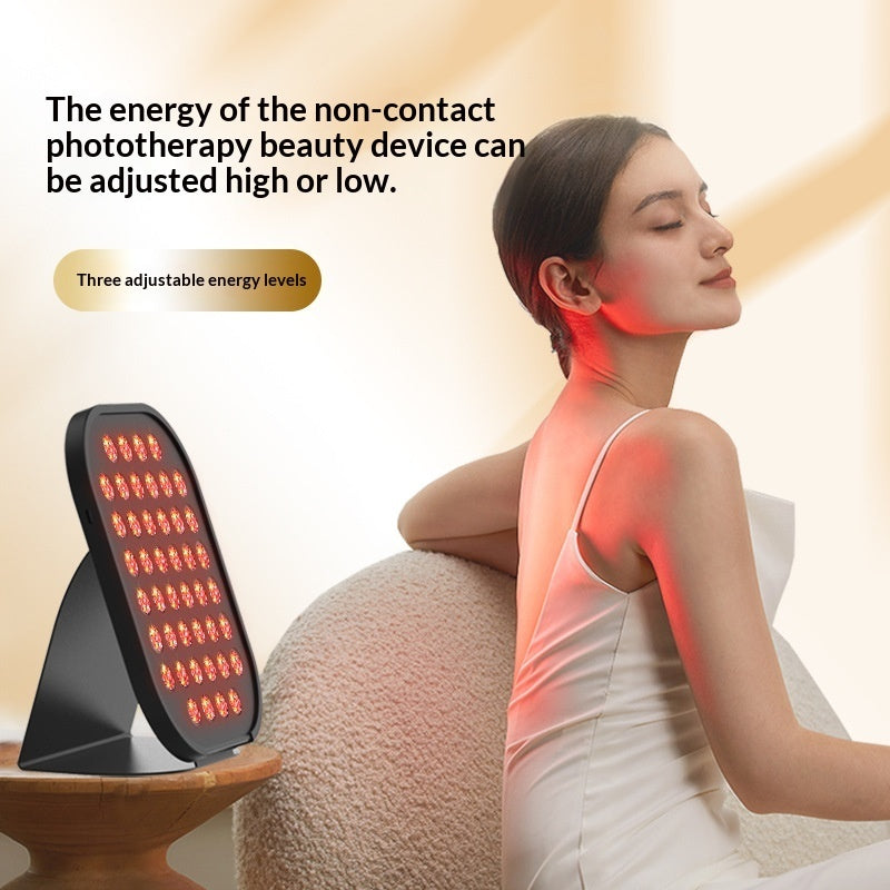 Large-Panel Red & Blue LED Light Therapy Device — Professional Acne & Skin Rejuvenation Treatment — Eliza & Tuan