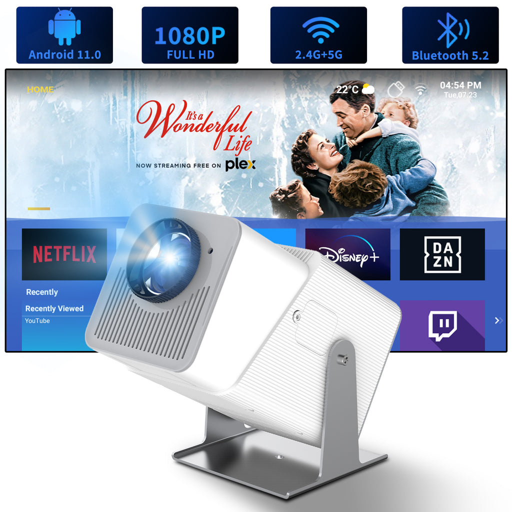 CinemaVision™ PTZ Mini Projector — 720P Smart Home Theater with Pan-Tilt Design — Prime Trend Market