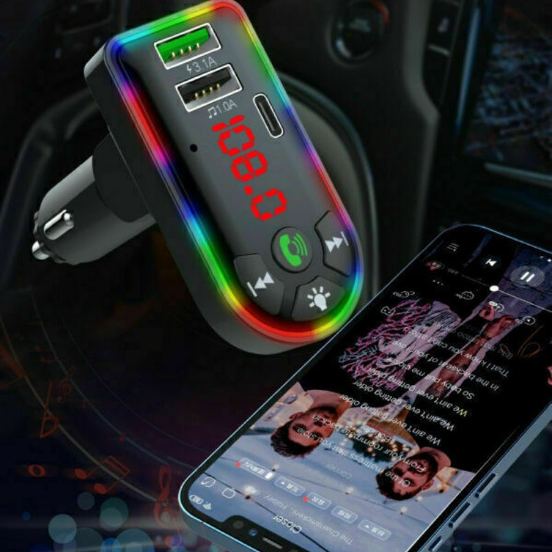 Car Bluetooth 5.0 FM Transmitter | MP3 Player | 3.1A Fast Charger | Radio Adapter — Prime Trend Market