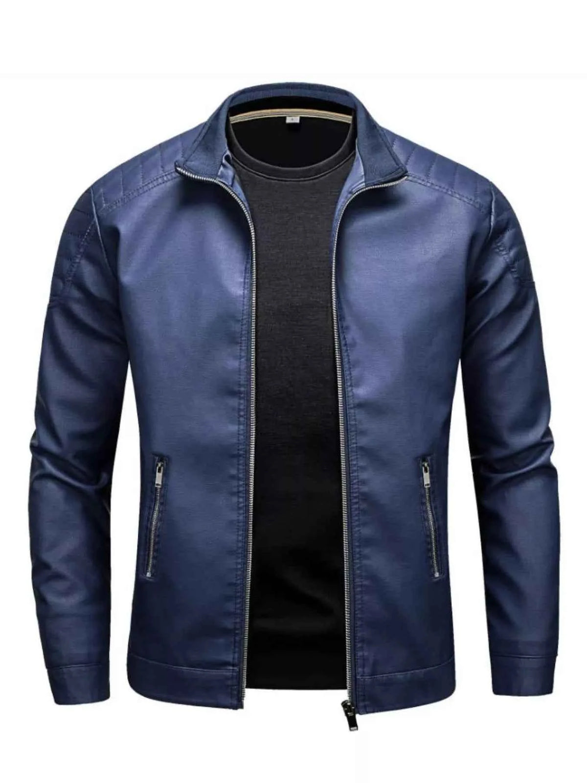 Men’s Long-Sleeve Zip-Front Jacket