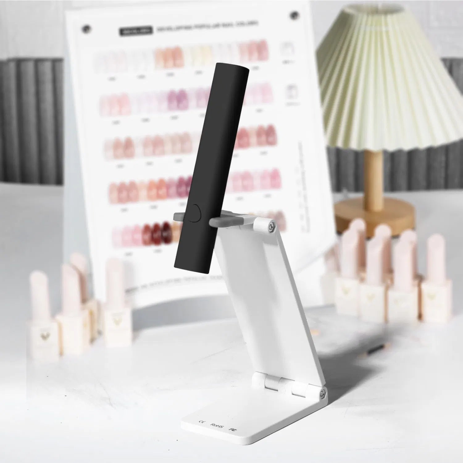 Mini UV LED Nail Lamp – Portable Cordless Gel Nail Dryer | Handheld with Foldable Stand, USB Rechargeable — Prime Trend Market