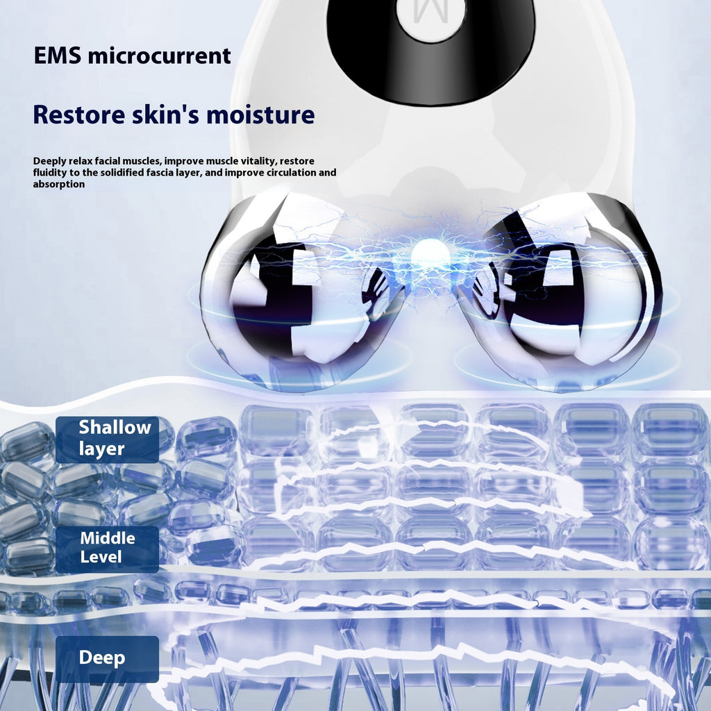 5-in-1 Micro Current Facial Lifting Roller — EMS V-Face Tightening & Rejuvenation Beauty Device — Eliza & Tuan