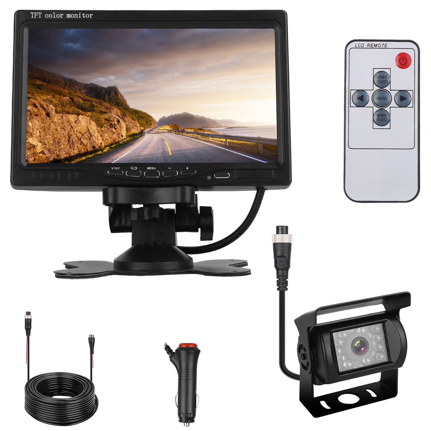 7" Backup Camera System | IP67 Waterproof | Night Vision | 110° Wide Angle | Trucks Vans SUVs — Prime Trend Market