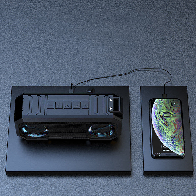 Waterproof Luminous Outdoor Bluetooth Speaker — 16W Dual, LED Light Show & 3000mAh Power Bank — Eliza & Tuan