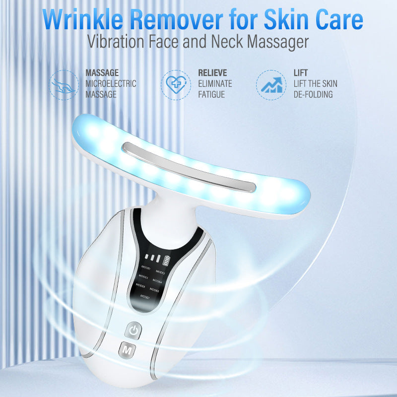 Luxury Neck & Face Lift Vibration Massager Beauty Device — Lifting, Firming & Slimming Beauty Tool — Eliza & Tuan