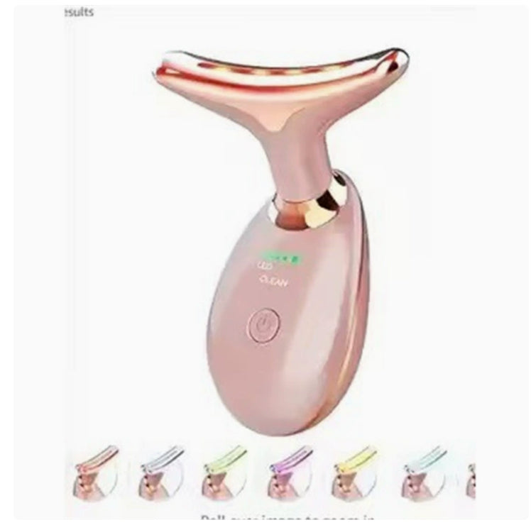 Luxury EMS Thermal Neck Lifting & Tightening Massager — Microcurrent Skin Renewal & 3-Color LED Photon Therapy — Eliza & Tuan