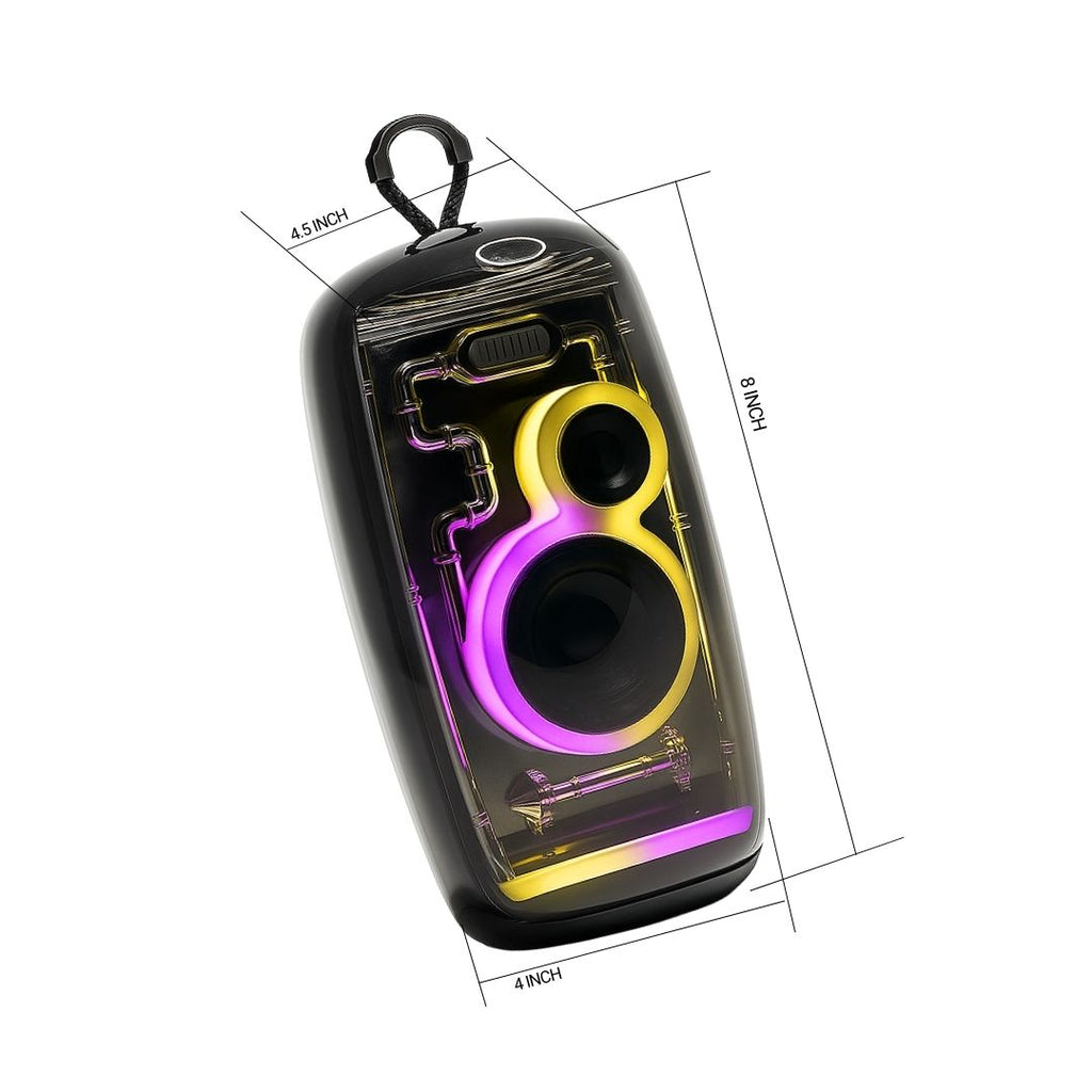 Nixie Tube Bluetooth Speaker — Vintage Vacuum Display, Deep Bass & Wireless Audio — Eliza & Tuan