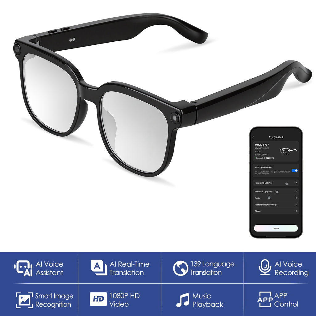 AI Smart Glasses — 8MP Camera, 139-Language Translation & Voice Assistant — Prime Trend Market