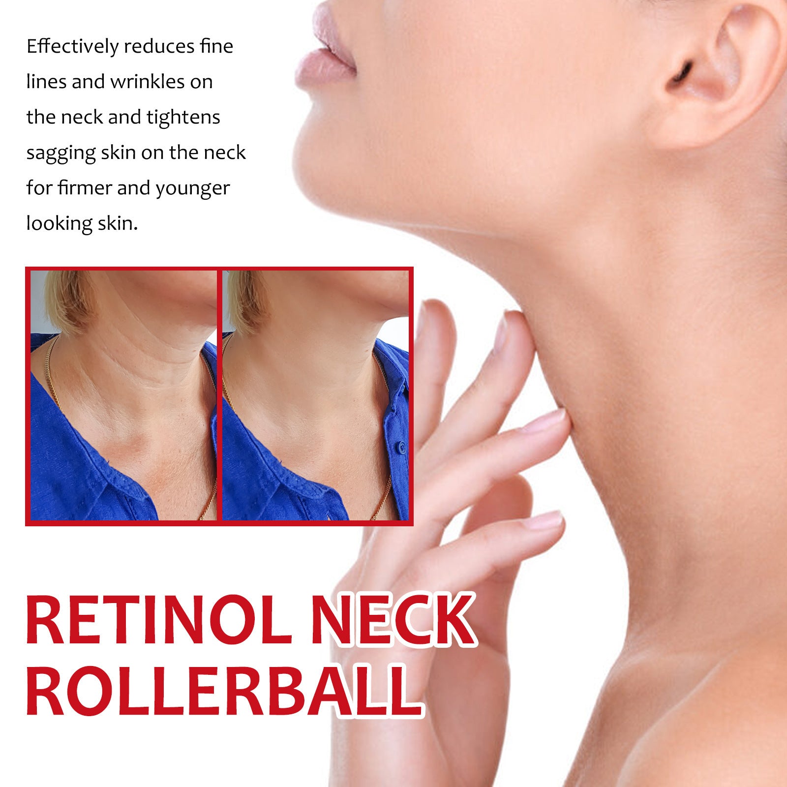 EELHOE Retinol Neck Rollerball — Firming & Wrinkle-Smoothing Neck Serum | Swan Neck Beauty Tool | 10ml — Prime Trend Market