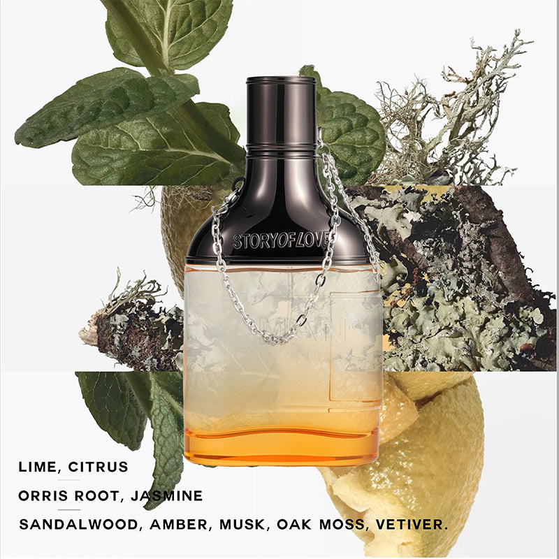 Chained Eau de Cologne for Men — Amber Wood & Woody Citrus | Long-Lasting | 3.4 fl oz (100ml) — Prime Trend Market