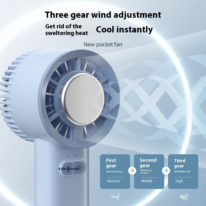 Turbo Jet Handheld Fan — Ice Cool Portable Fan with 3600mAh Battery & Touch Control — Prime Trend Market
