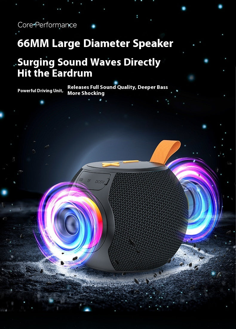 RGB Lamp Bluetooth Speaker — TWS Stereo, Waterproof & Portable with LED Mood Light — Eliza & Tuan
