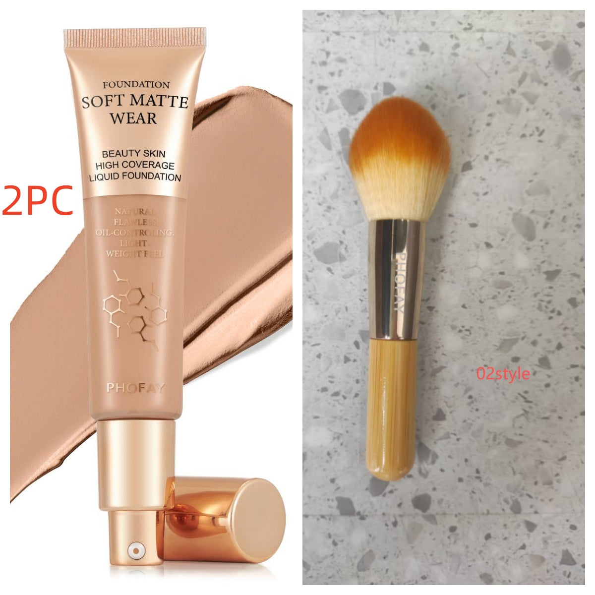 Full Coverage Foundation — Oil-Controlling, Lightweight & Flawless | 10 Shades — Prime Trend Market