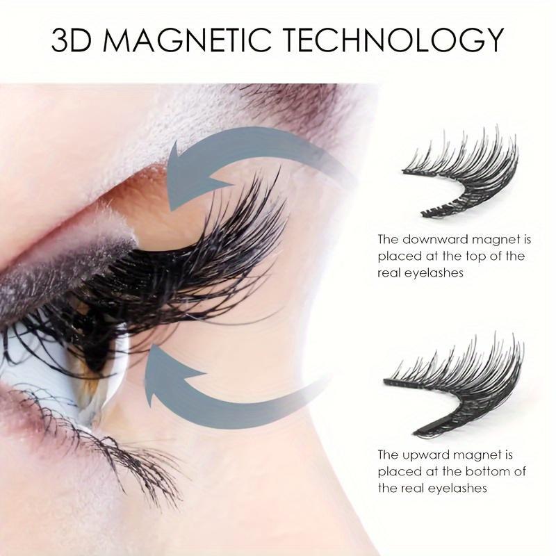 Magnetic False Eyelashes — No Glue, Easy Application | Reusable Natural Look Lashes — Prime Trend Market