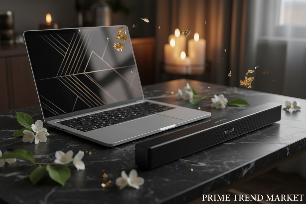Echo Wall Bluetooth Speaker — Slim Bar Design, 20W Surround Sound, 8Hr Battery, 2 Sizes — Eliza & Tuan