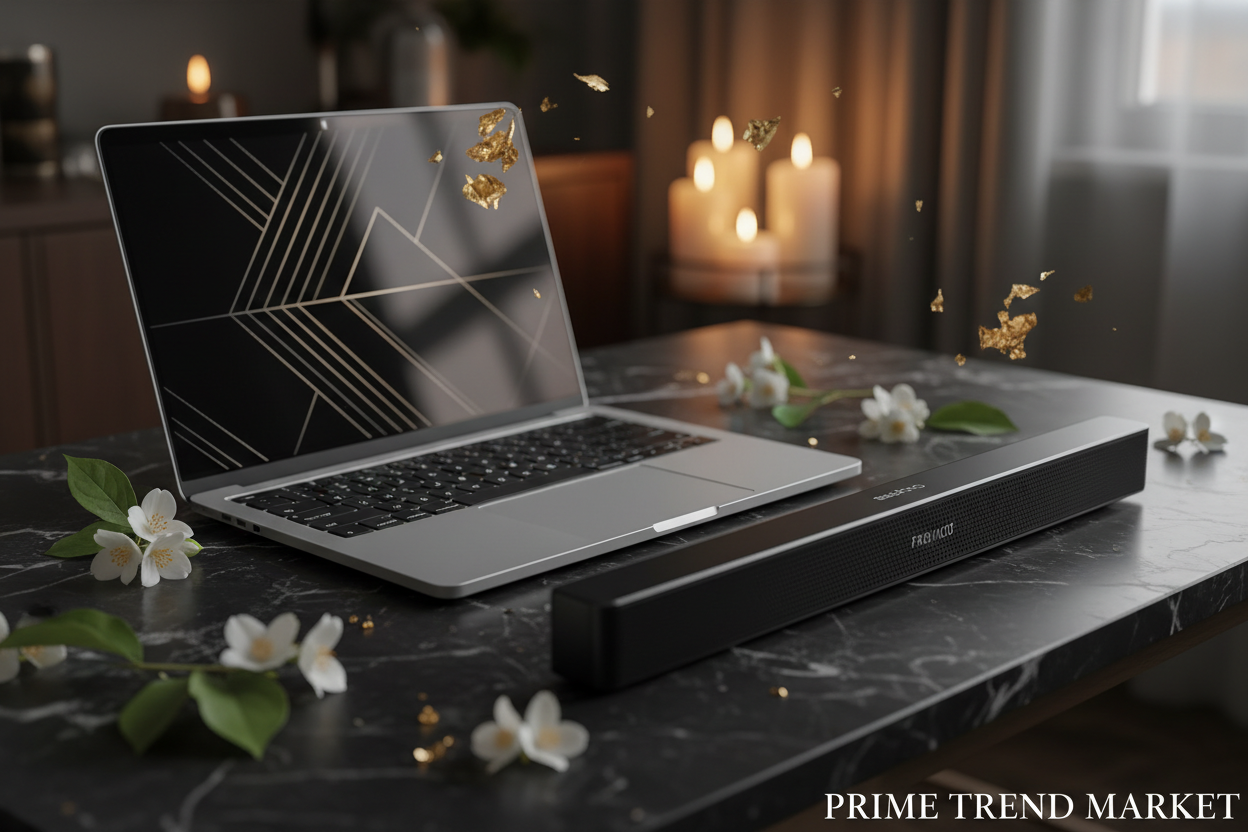 Echo Wall Bluetooth Speaker — Slim Bar Design, 20W Surround Sound, 8Hr Battery, 2 Sizes — Eliza & Tuan