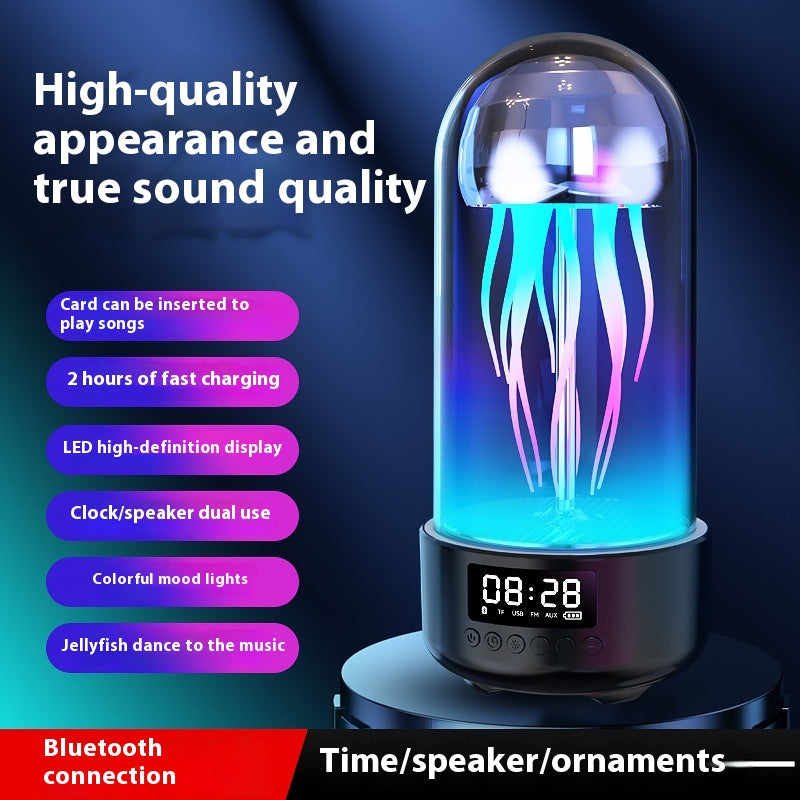 JellyGlow™ Bluetooth Speaker — Colorful Breathing LED Mood Lamp & Wireless Audio — Eliza & Tuan