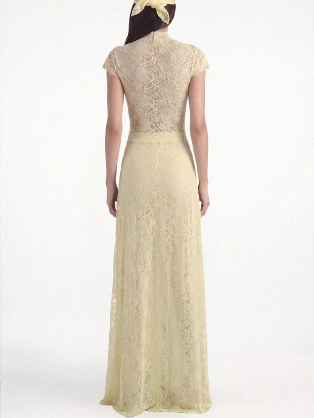 Elegant Lace Short Sleeve Top and Pants Set