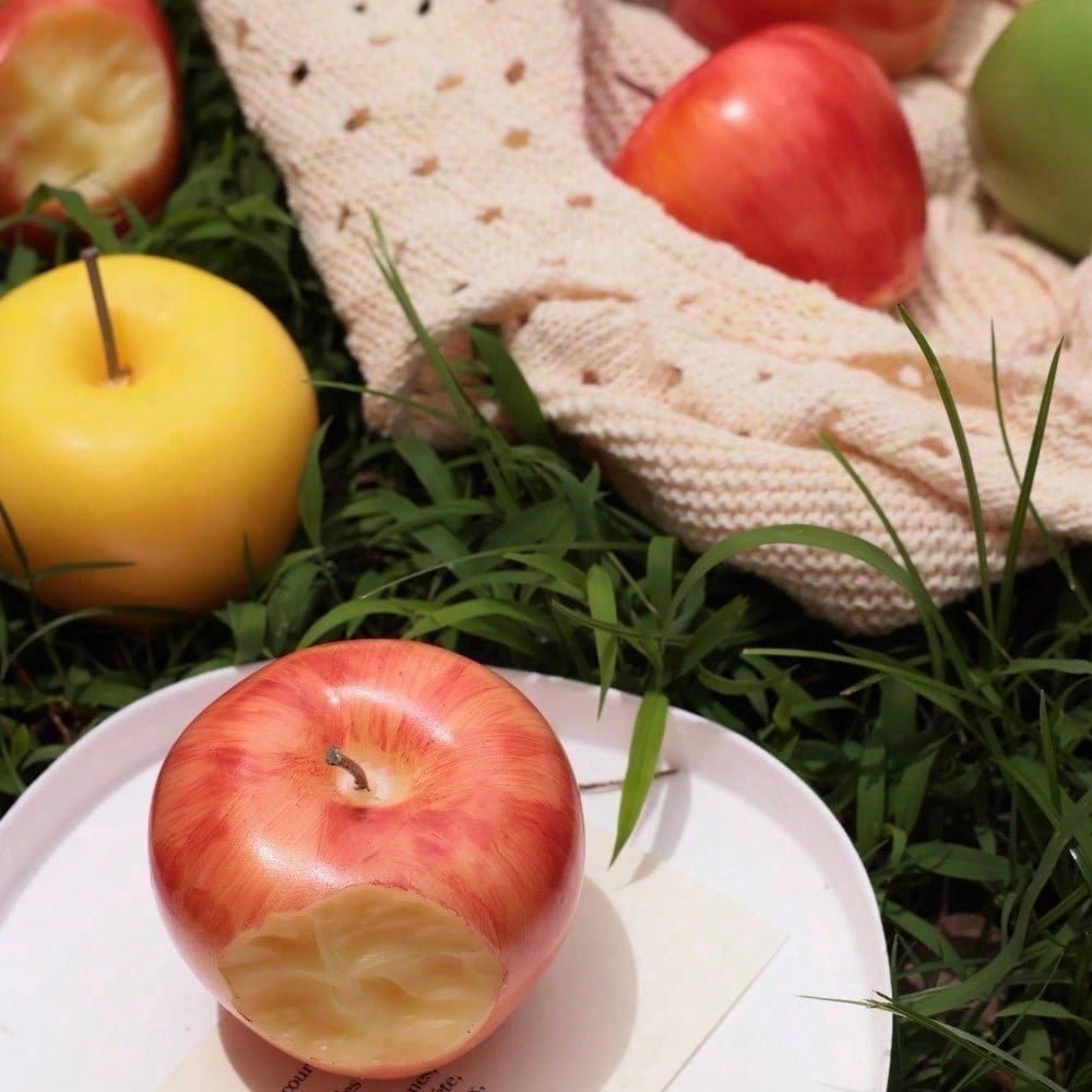 Apple-Shaped Scented Candle — Hyper-Realistic Fruit Design | Novelty Gift Candle for Home, Birthdays & Holidays — Prime Trend Market