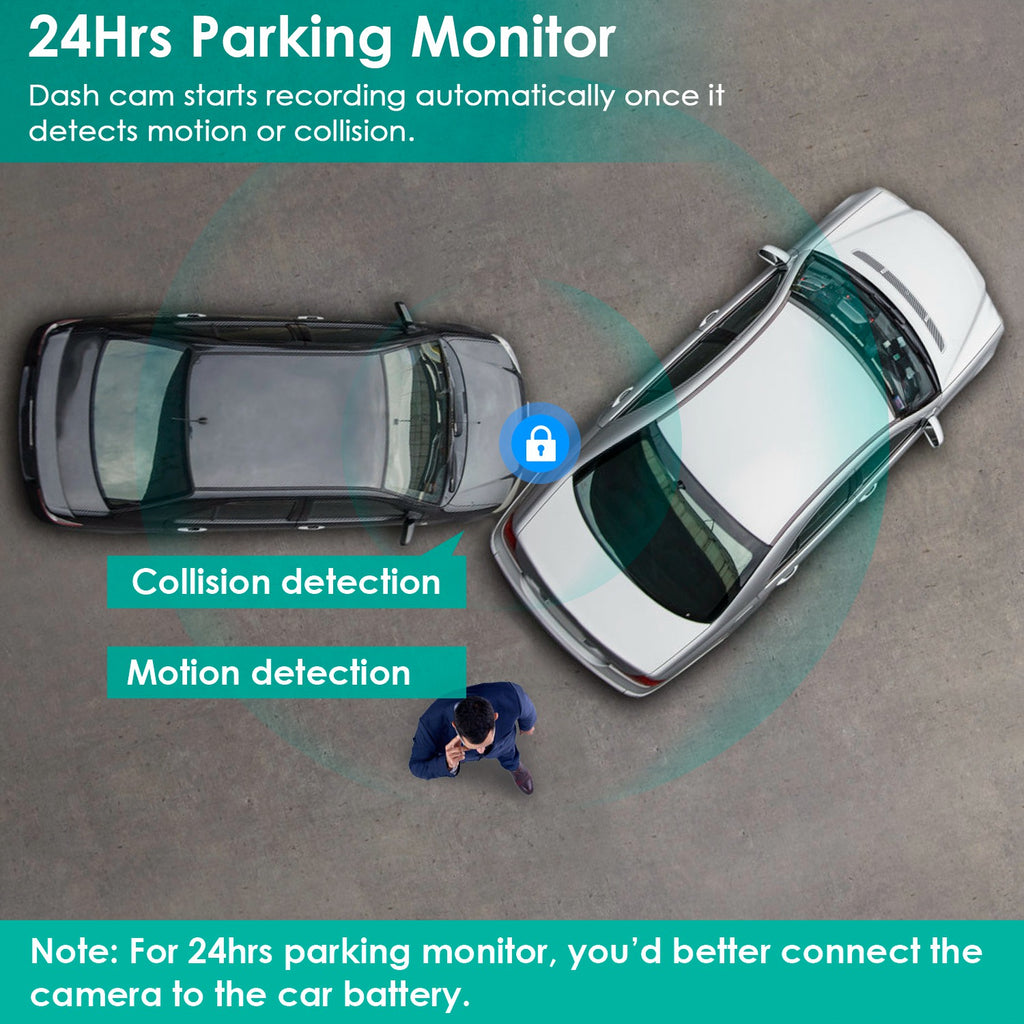 3-Channel Dash Cam Front Inside Rear | 32G MMC | G-Sensor | Parking Monitor | Loop Recording — Prime Trend Market