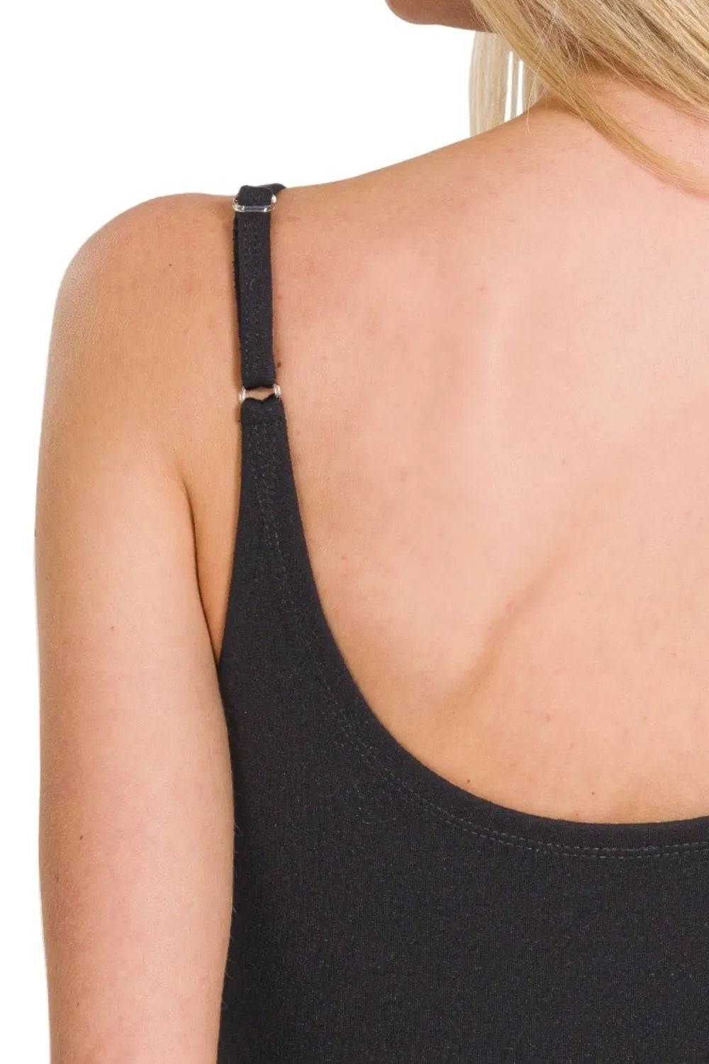 Zenana Ponte Spaghetti-Strap Bodycon Mini Dress