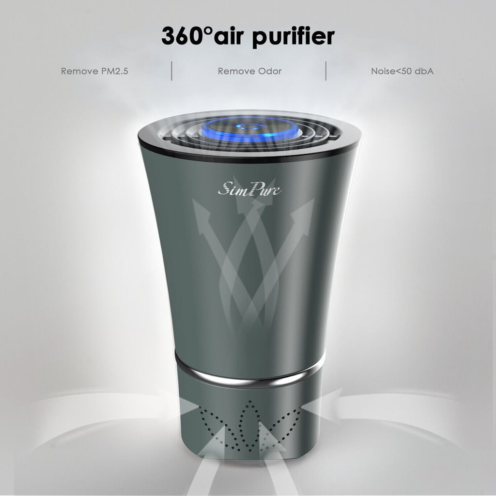 Mini Desktop Air Purifier — True HEPA Filter, PM2.5, Home & Office — Prime Trend Market