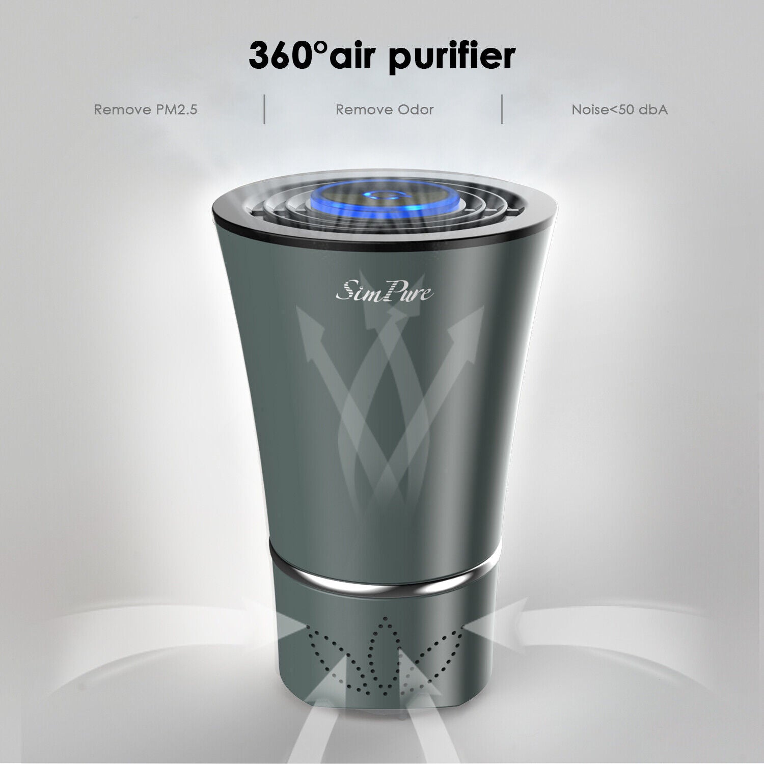 Mini Desktop Air Purifier — True HEPA Filter, PM2.5, Home & Office — Prime Trend Market