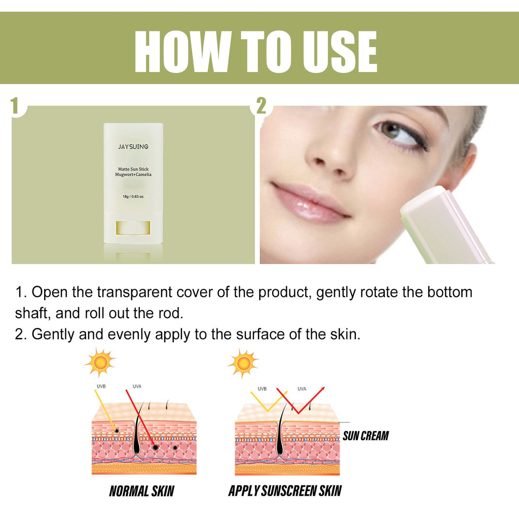 Jaysui Matte UV Protective Stick — SPF Sun Protection, Moisturizing & Skin Brightening — Prime Trend Market