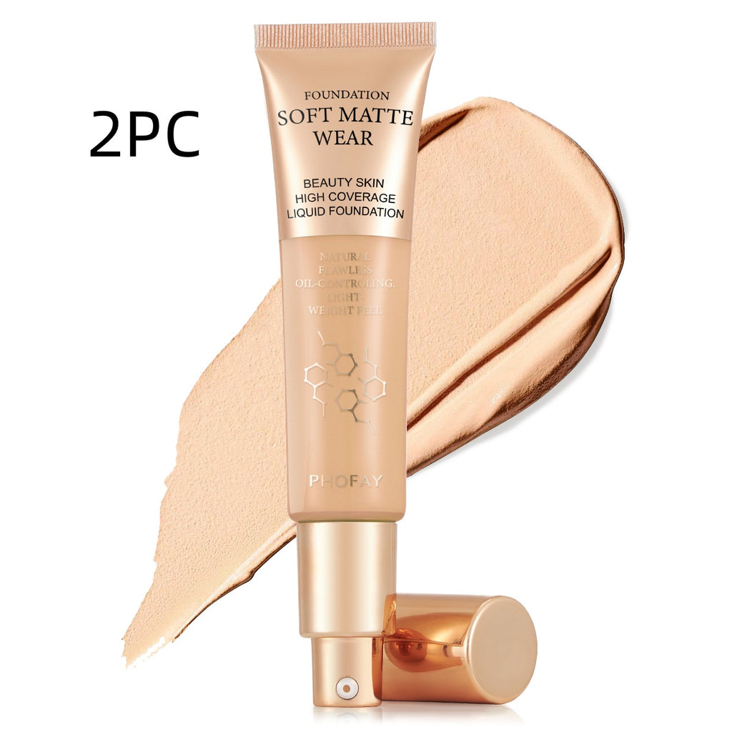 Full Coverage Foundation — Oil-Controlling, Lightweight & Flawless | 10 Shades — Prime Trend Market