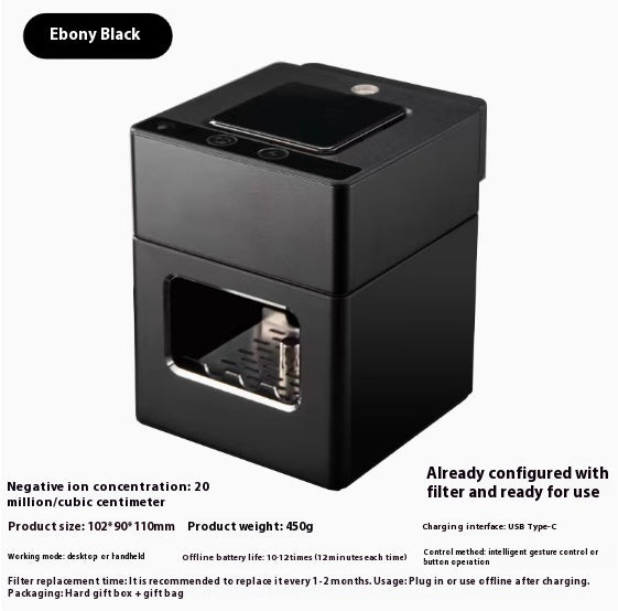 PureAsh™ Smart Smokeless Ashtray & Air Purifier — High-End Home Odor Eliminator — Prime Trend Market