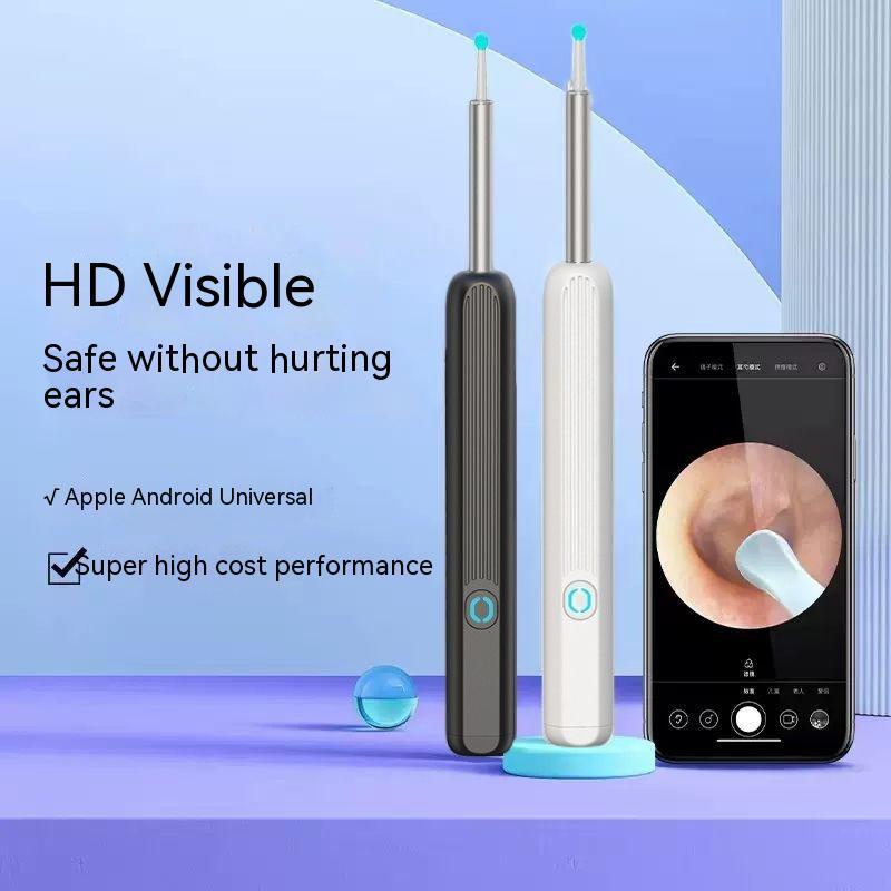 Wireless HD Ear Endoscope — Smart Luminous Ear Pick with 1296p Camera — Eliza & Tuan