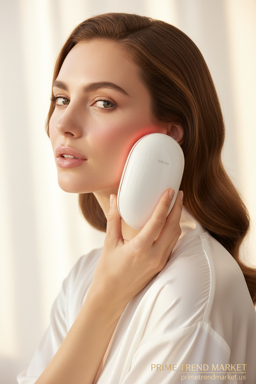 EMS LED Red Light Face Shaping & Therapeutic Beauty Instrument — Prime Trend Market