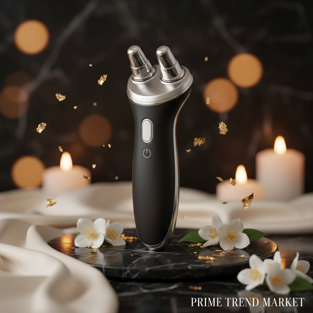 Luxury EMS Thermal Neck Lifting & Tightening Massager — Microcurrent Skin Renewal & 3-Color LED Photon Therapy — Eliza & Tuan