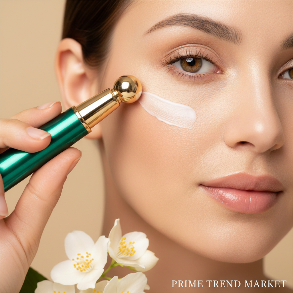 Luxury 4-in-1 Eye Cream Ion Introducer Pen — Ionic Eye Serum Infuser for Dark Circles, Wrinkles & Puffiness — Prime Trend Market