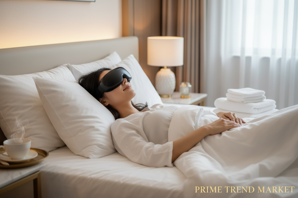 VEVOR Eye Massager with Heat — 5 Modes, Bluetooth Music & Remote Control — Prime Trend Market