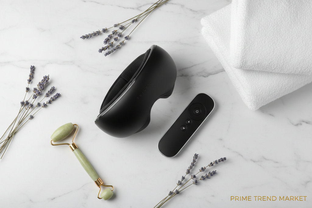 VEVOR Eye Massager with Heat — 5 Modes, Bluetooth Music & Remote Control — Prime Trend Market
