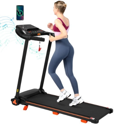 Folding Treadmill for Home | 2.5HP Quiet Motor | 300LB Capacity | Heart Rate | Incline | Bluetooth Speaker — Prime Trend Market