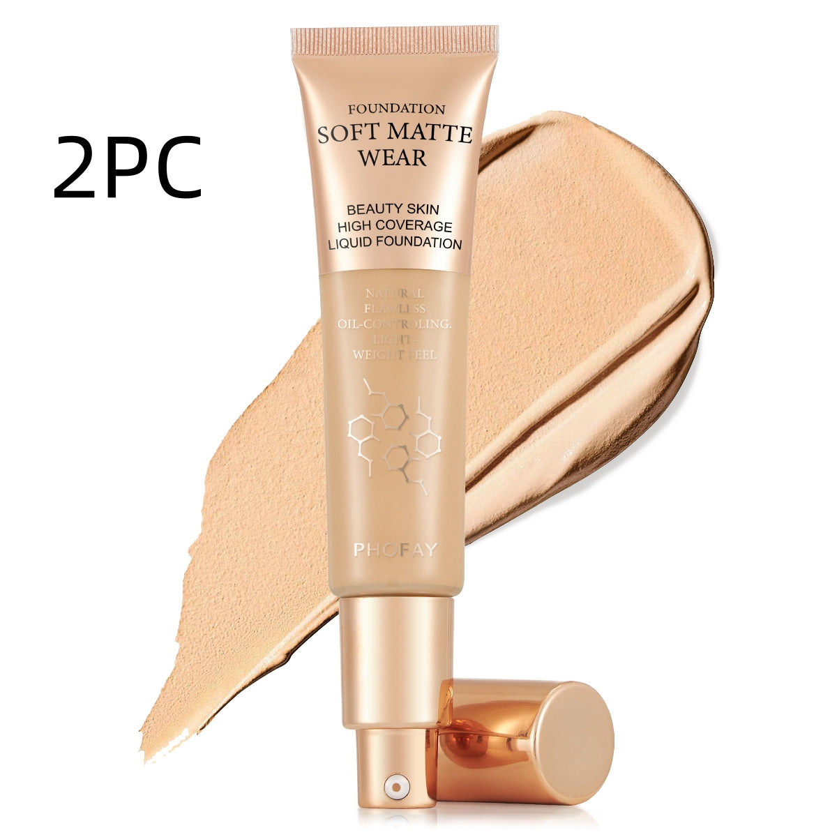 Full Coverage Foundation — Oil-Controlling, Lightweight & Flawless | 10 Shades — Prime Trend Market