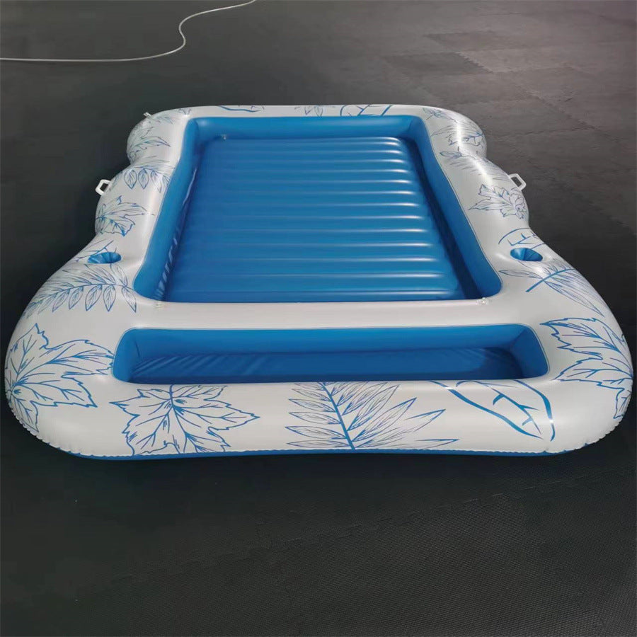 Luxury Inflatable Pool Float Recliner – Giant Tanning Lounger for Swimming Pools — Prime Trend Market