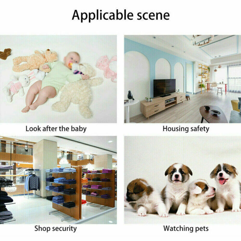 1080P WiFi Security Camera – 360° Fisheye Indoor Outdoor IR Night Vision Home CAM — Prime Trend Market