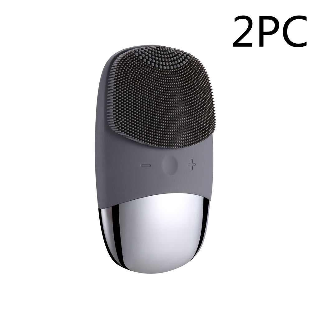 Luxury Mini Silicone Electric Face Cleansing Brush — Sonic Vibration Deep Pore Cleanser — Prime Trend Market