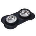 Luxury Silicone Foldable Anti-Spill Pet Double Bowl – Portable Travel Bowl for Cats & Dogs — Prime Trend Market