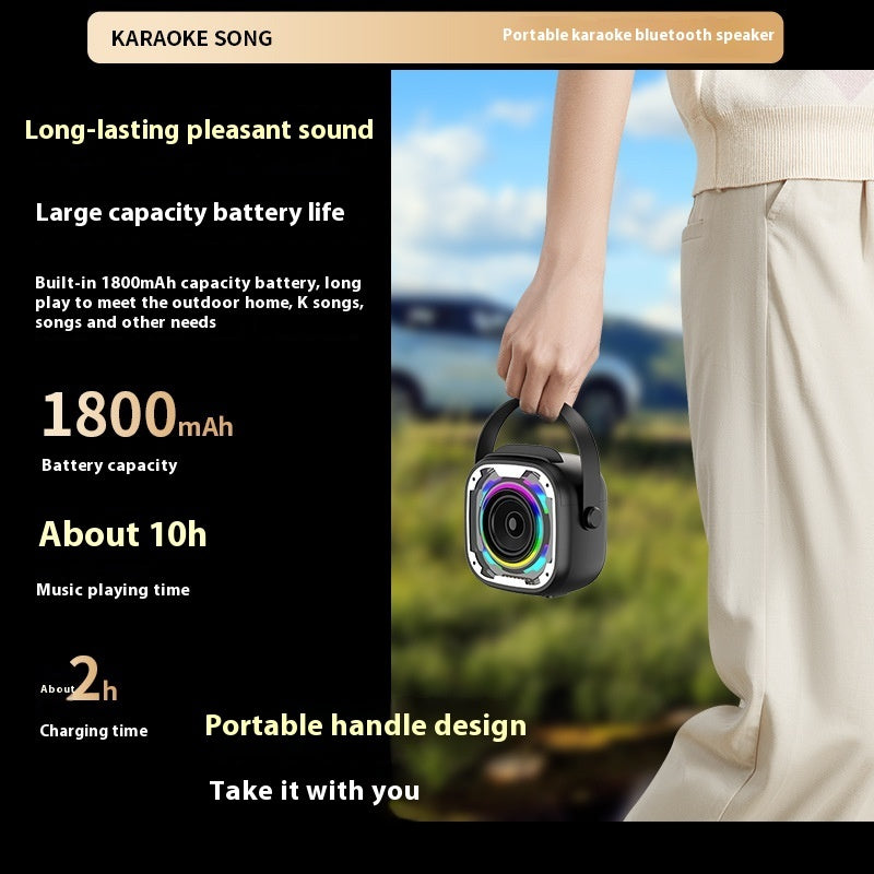 V11 Wireless Karaoke Speaker – Bluetooth & Dual Microphone Party Speaker — Prime Trend Market