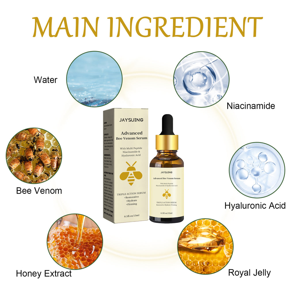 Jayswing Bee Venom Essence — Anti-Aging Brightening & Firming Serum with Honey Extract & Royal Jelly | Fine Line Repair (30g) — Prime Trend Market