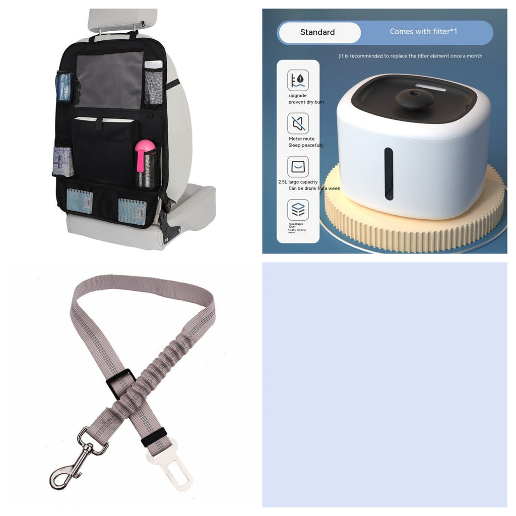 Luxury Smart Pet Water Fountain — Auto-Circulation, LED Light, 7 Colors & 4 Styles — Prime Trend Market