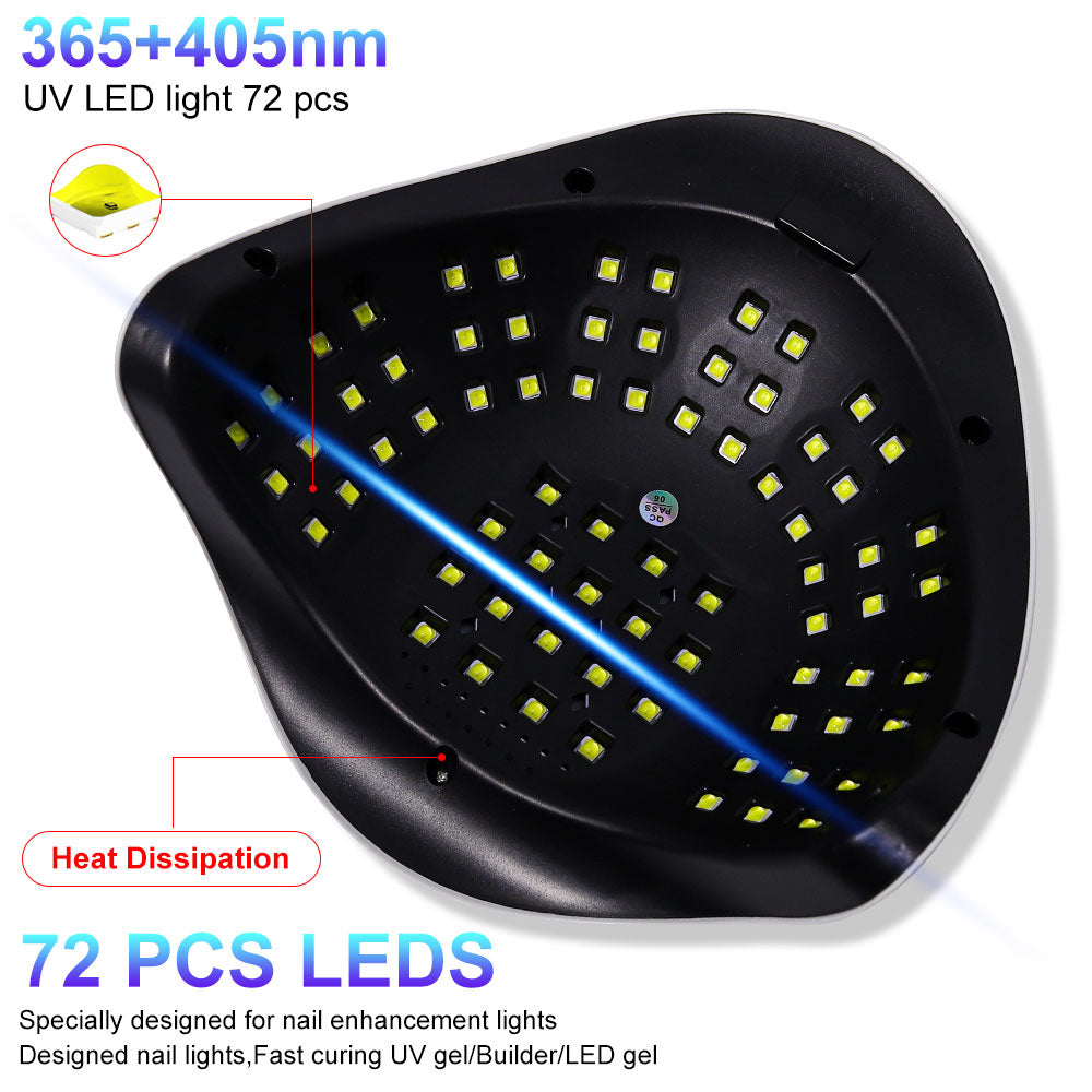 UV LED Nail Lamp | 72-81 Beads | Auto Sensor | 4 Timer Settings | Professional Gel Polish Dryer — Prime Trend Market