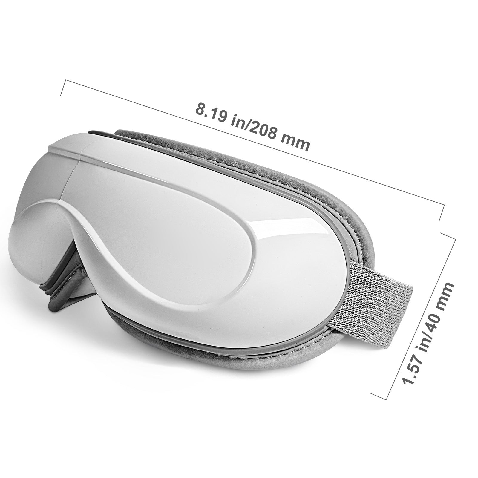 VEVOR Eye Massager with Heat | 5 Modes Bluetooth Music | 180° Foldable Eye Care Device | White — Prime Trend Market