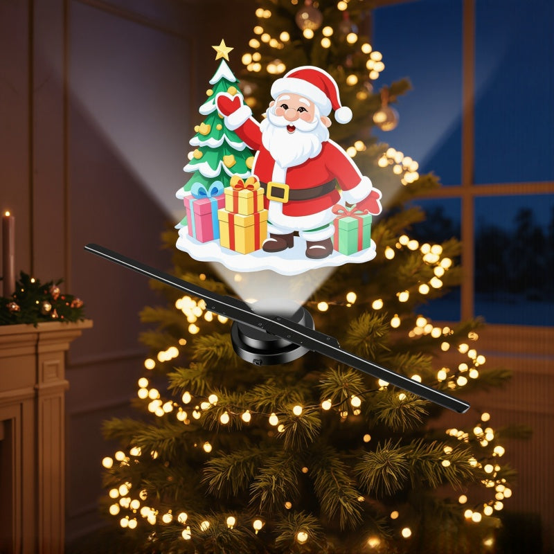 3D Hologram Fan Display — WiFi App-Controlled 16.5" LED Advertising Sign — Prime Trend Market